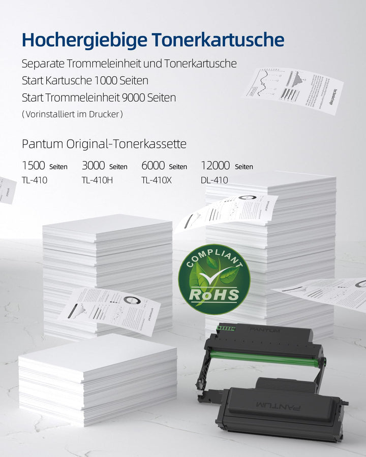 Laserdrucker Schwarz-Weiss WLAN Duplex 30 ppm mit Startertoner - Bild 6