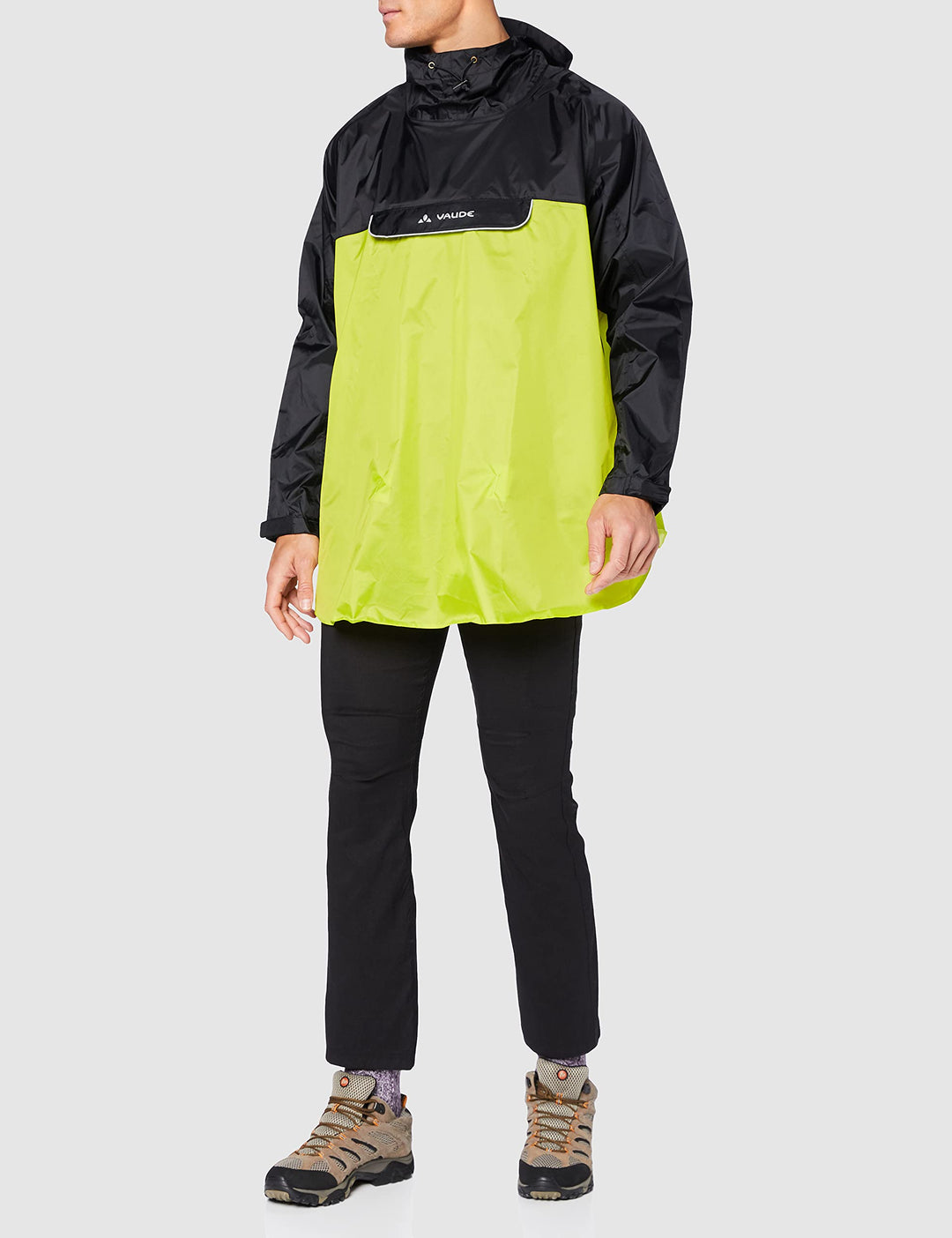 Fahrradregenponcho wasserdicht NoPFAS atmungsaktiv Gr. S Lemon - Bild 3