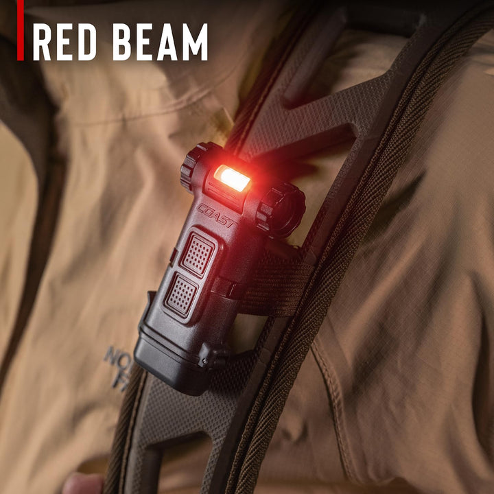 LED Klammerlicht Dual-Color Rot/Weiss 80 Lumen mit Magnet - Bild 6
