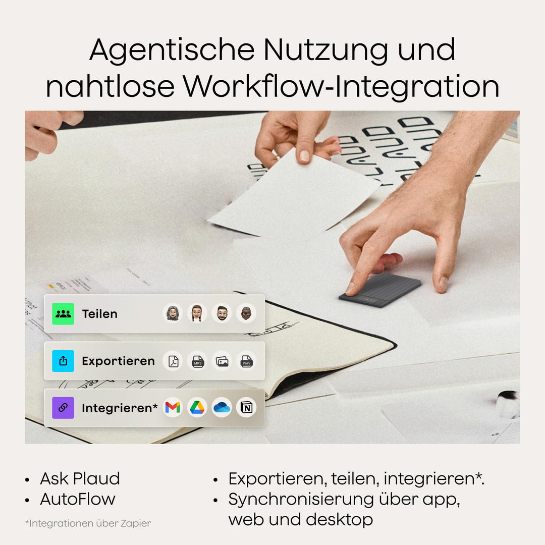 KI-Diktiergerät mit AMOLED-Display 5 Mikrofone Transkription 112 Sprachen - Bild 7