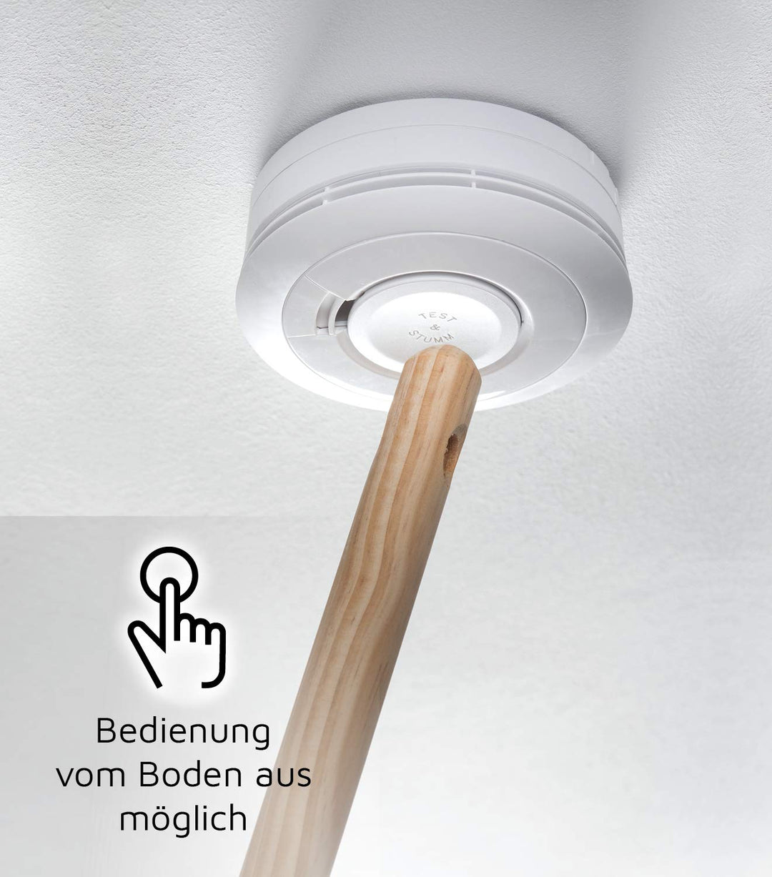 Rauchmelder 4er Set mit 10-Jahres-Batterie kein LED-Blinken - Bild 5