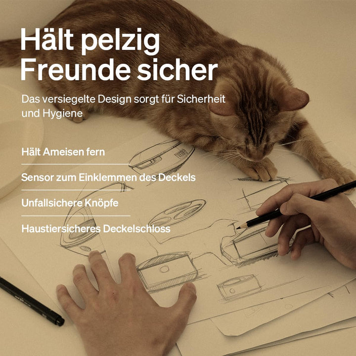 Nassfutter-Futterautomat Katze mit Kühlung &amp; WLAN 3x220ml - Bild 7