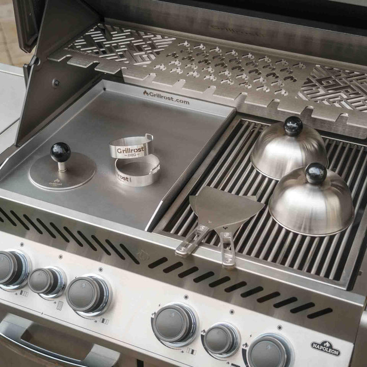Plancha Grillplatte Edelstahl 4mm 45x34cm für Napoleon &amp; Rösle - Bild 7
