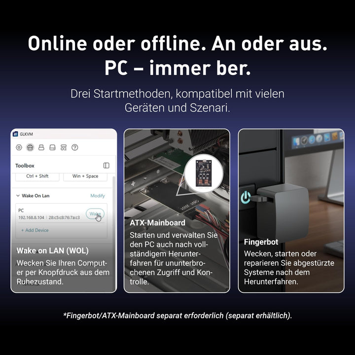 Remote KVM über Wi-Fi 6 Dualband 4K Passthrough Touchscreen - Bild 7