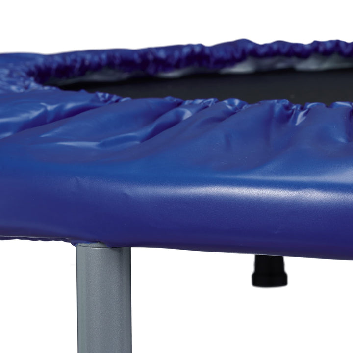 Fitness-Trampolin faltbar Indoor 95 cm, bis 100 kg, blau-schwarz - Bild 7