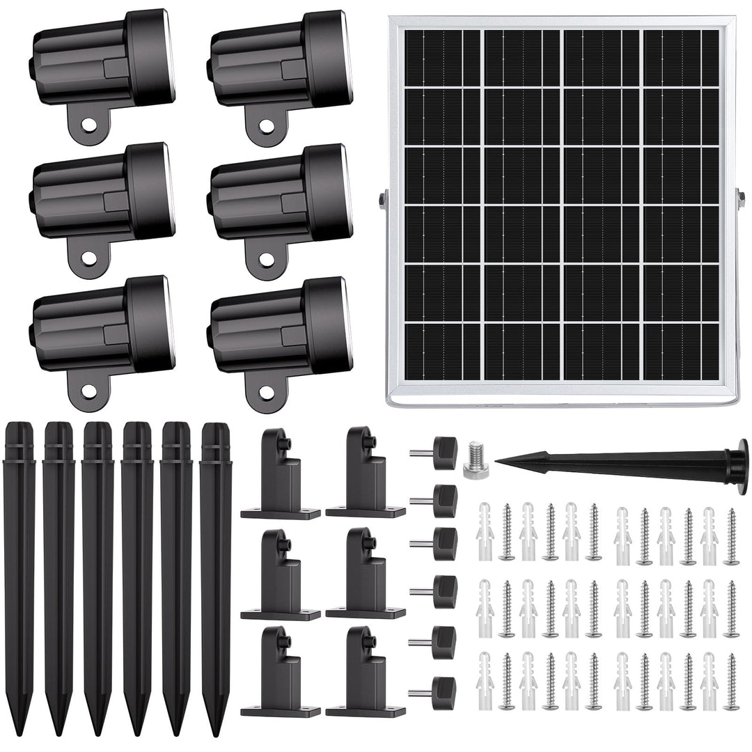 Solar Gartenleuchte RGB+Weiss 600lm IP66 mit Fernbedienung - Bild 9
