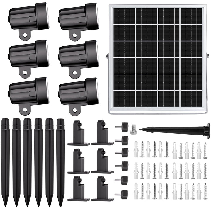 Solar Gartenleuchte RGB+Weiss 600lm IP66 mit Fernbedienung - Bild 9