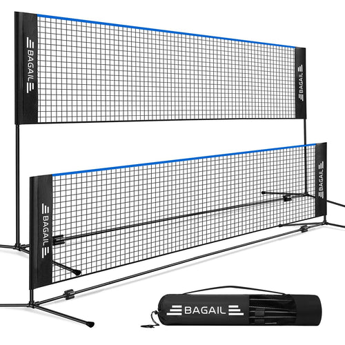 Badminton Netz klappbar 4,2 m Nylon für Garten und Strand