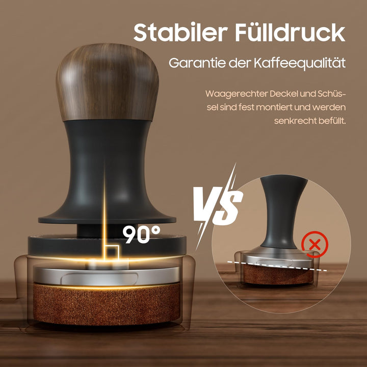 Espresso Tamper 58,35 mm Konstanter Druck 15/30 lbs mit Klick-Feedback - Bild 5