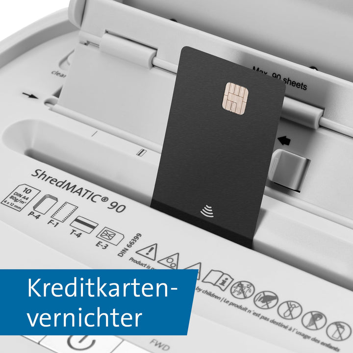 Aktenvernichter Autofeed 90 Blatt Partikelschnitt Sicherheitsstufe P4 - Bild 7