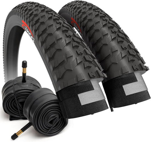 Fahrradreifen 20x1.95 Zoll faltbar mit Schlauch Set MTB BMX 2er