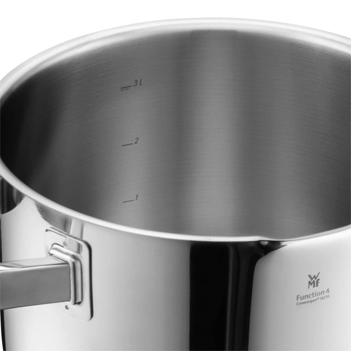 Topfset Induktion 5-teilig Edelstahl poliert mit 4-Funktion-Glasdeckel - Bild 7