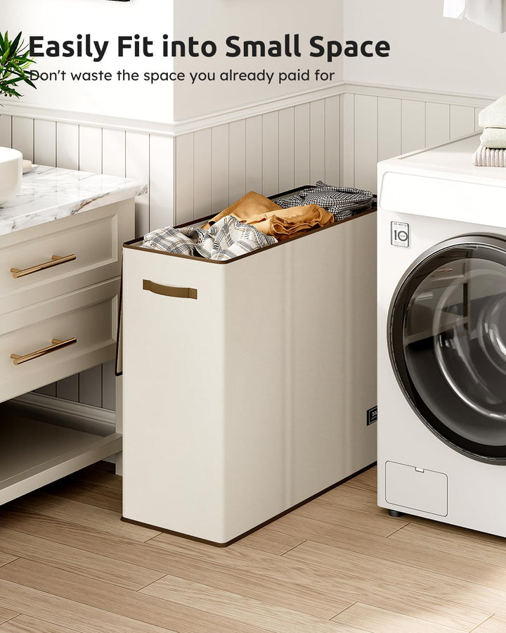 Wäschekorb 3 Fächer mit Deckel 180L XXXL für Badezimmer - Bild 5
