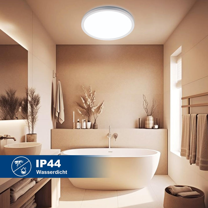 LED Deckenleuchte Dimmbar 45W IP44 mit Fernbedienung 2700K-6500K - Bild 5