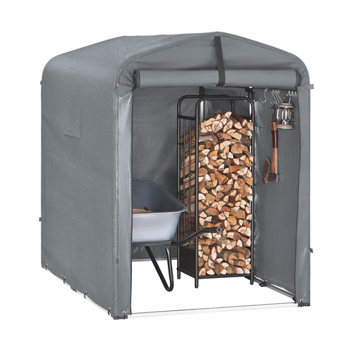 Fahrradgarage wetterfest Aluminium PE 120x163x176 cm für 2 Räder