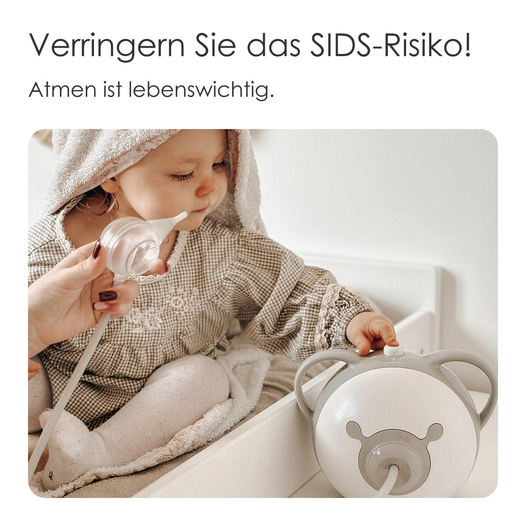 Elektrischer Nasensauger für Babys mit stufenlosem Saugkraft-Drehknopf - Bild 4