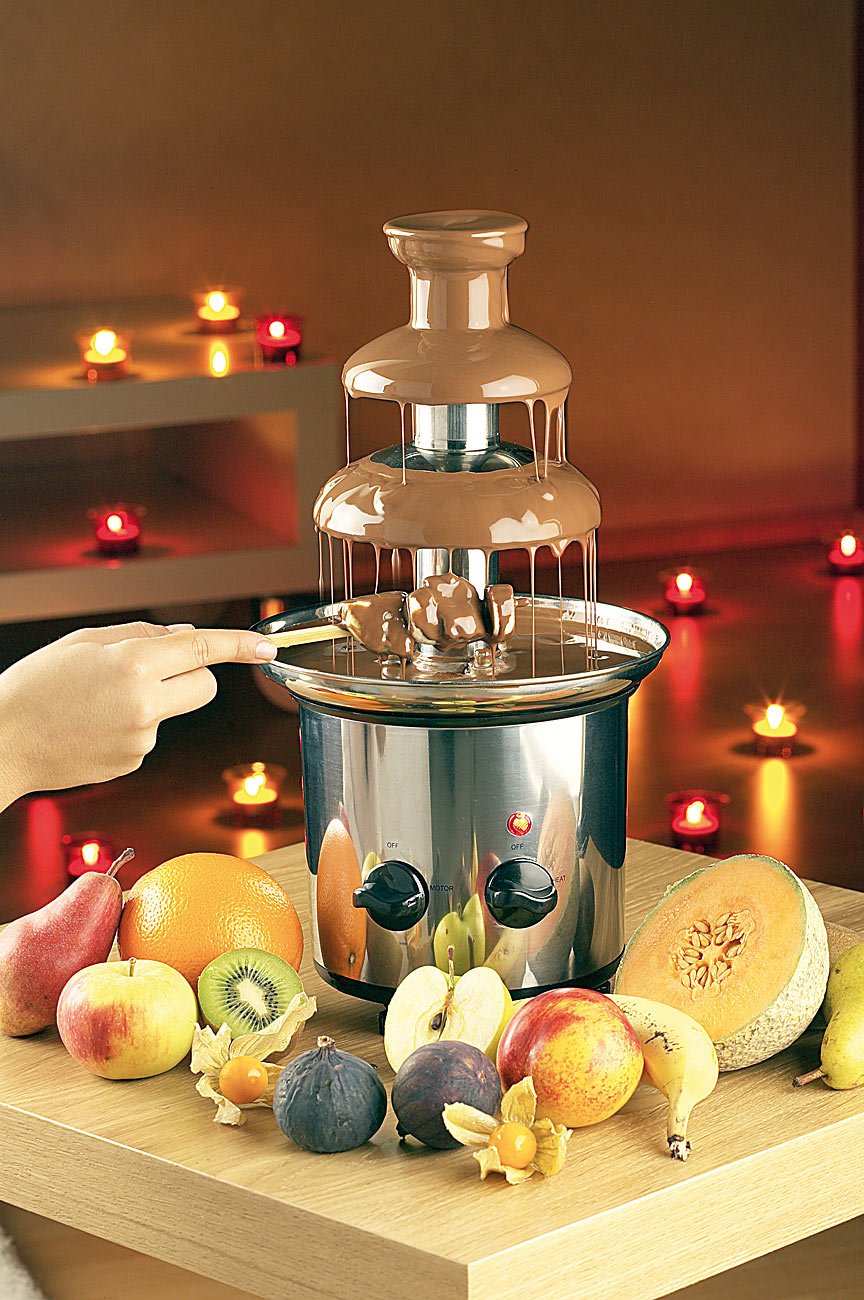 Schokobrunnen Edelstahl 250 W für bis zu 1 kg Schokolade - Bild 4