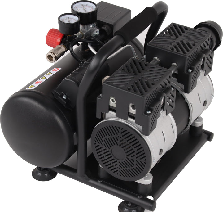 Flüsterkompressor 6 L 8 Bar ölfrei 58 dB für Heimwerkstatt - Bild 4