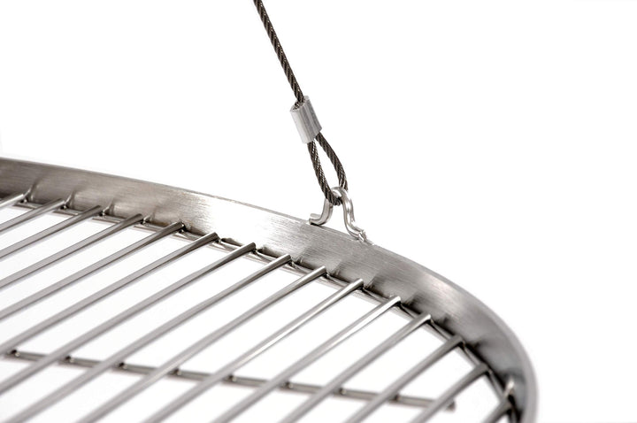 Grillrost Edelstahl 304 rund 60 cm für Schwenkgrill mit Seil - Bild 5