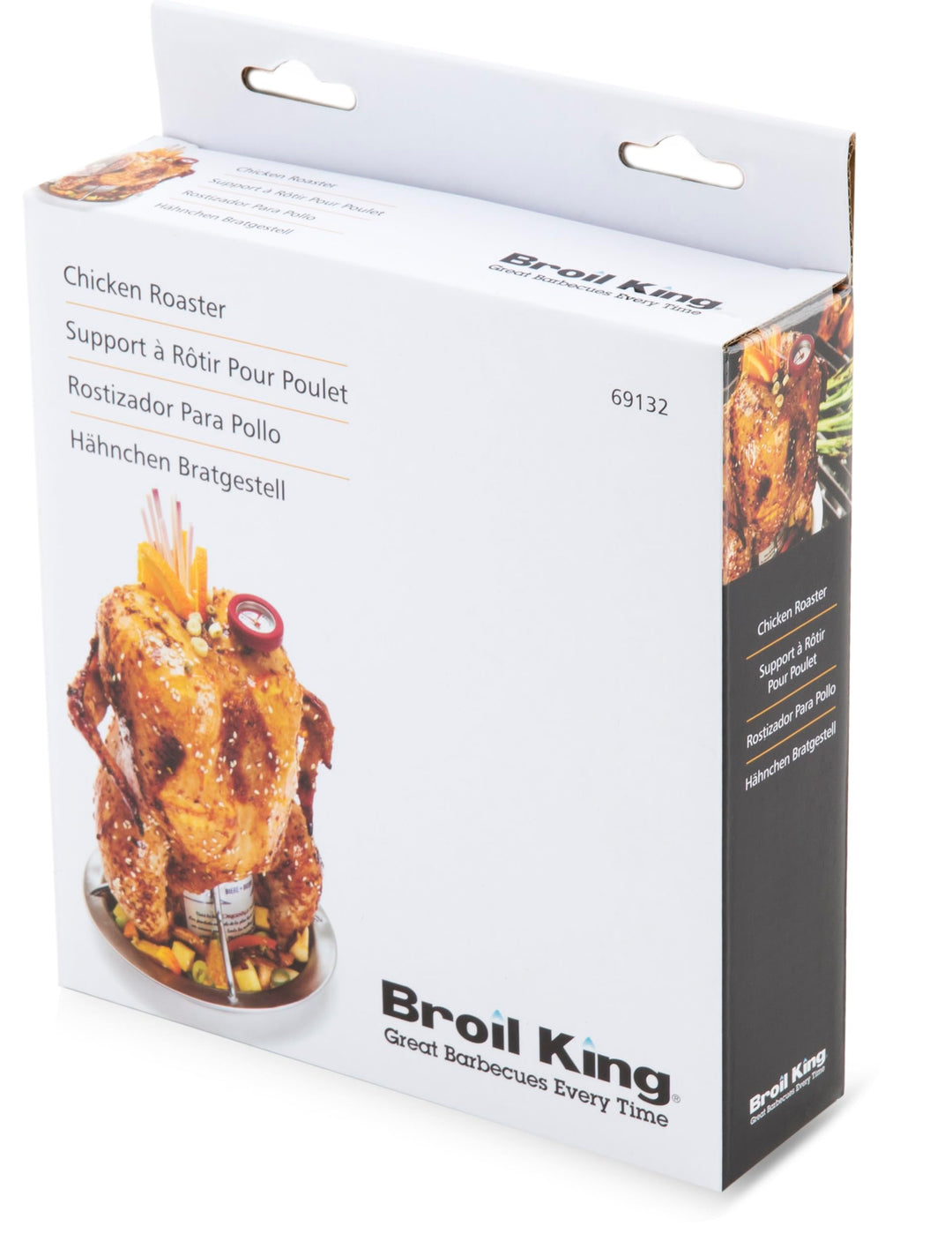 Hähnchen-Bratgestell Edelstahl Beer-Can-Chicken mit Mini-Thermometer - Bild 6