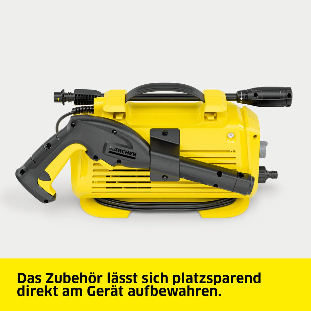 Hochdruckreiniger 110 bar 360 l/h kompakt für Garten &amp; Fahrrad - Bild 7