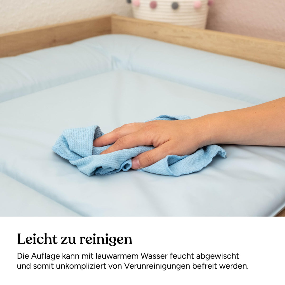 Wickelauflage abwaschbar 72x85 cm mit Seitenteilen für Babys - Bild 6