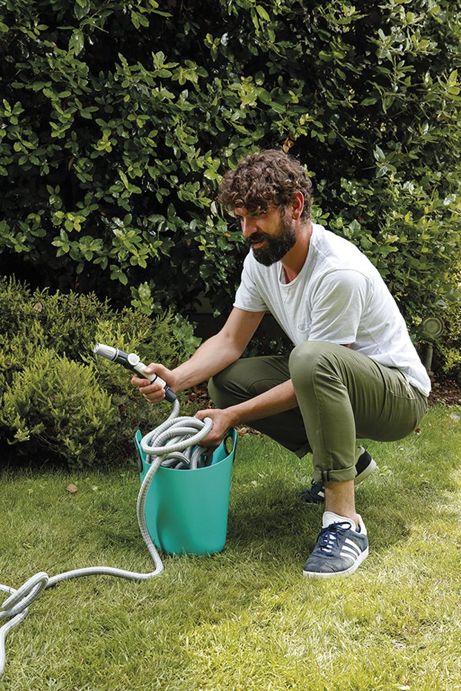 Ausziehbarer Gartenschlauch 10-30 m mit Sprühpistole und Tragetasche - Bild 9
