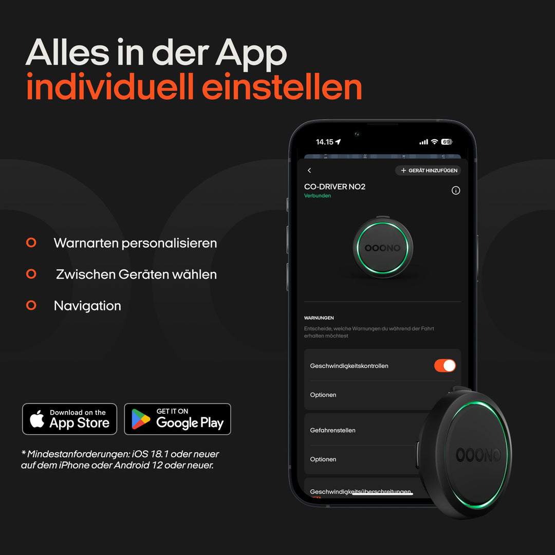 Fahrerassistent Auto Echtzeit-Warnungen CarPlay &amp; Android Auto USB-C - Bild 6