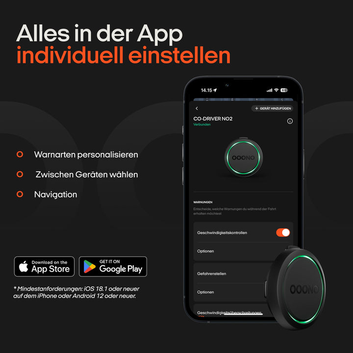 Fahrerassistent Auto Echtzeit-Warnungen CarPlay &amp; Android Auto USB-C - Bild 6