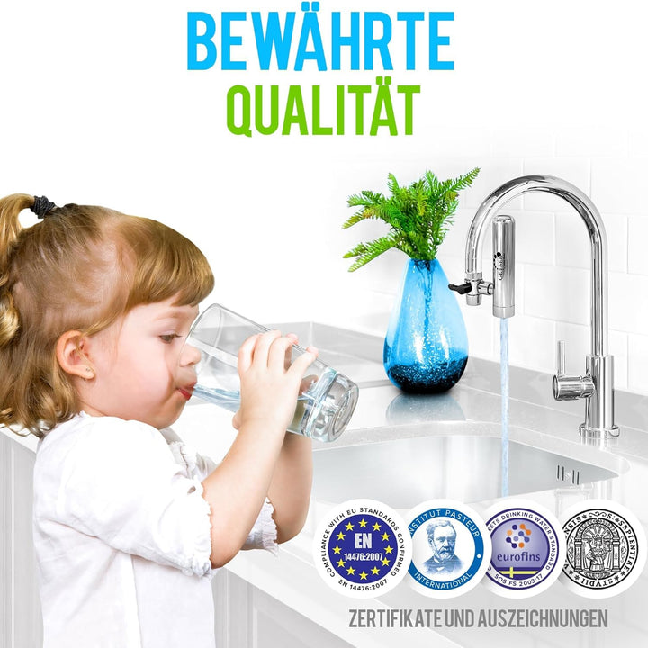 Wasserhahn-Filter Aragon 3000L Chrom mit Umschalthebel - Bild 7