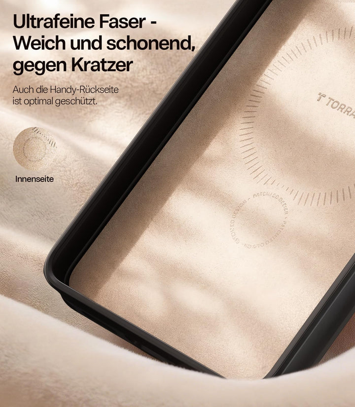Handyhülle Samsung Galaxy S26 Ultra Silikonleder 360° Magnetständer - Bild 6