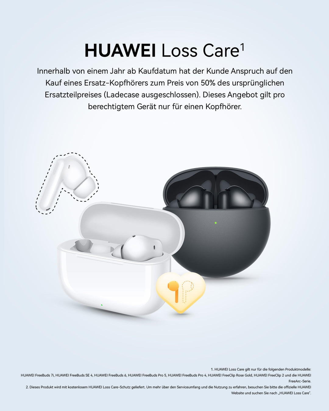 In-Ear Kopfhörer Bluetooth 5.4 ANC 50h Akku IP54 Weiss - Bild 2
