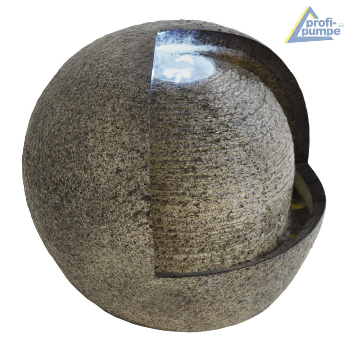 Gartenbrunnen mit LED-Beleuchtung 39x39x33cm In- &amp; Outdoor - Bild 5