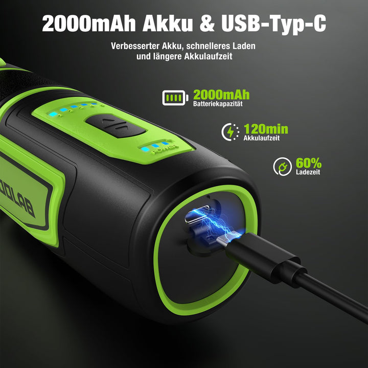 Akku-Multifunktionswerkzeug 12V 2Ah mit 140-teiligem Zubehörset - Bild 4