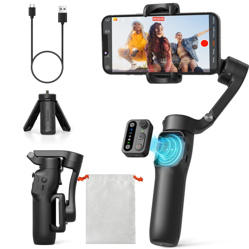Smartphone Gimbal 3-Achsen faltbar mit Fernbedienung 11h Akku