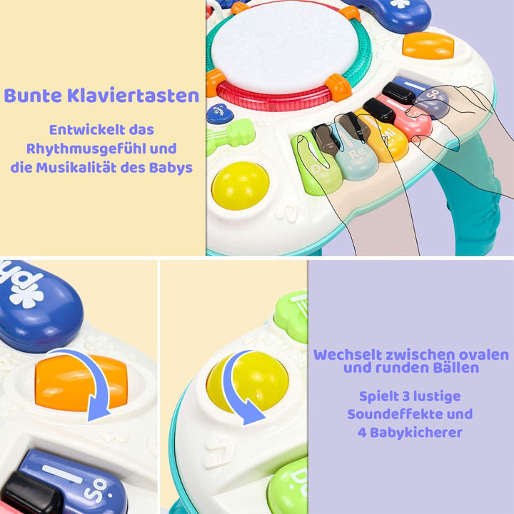 Baby Spieltisch 6-in-1 mit Musik &amp; Licht ab 12 Monate - Bild 4