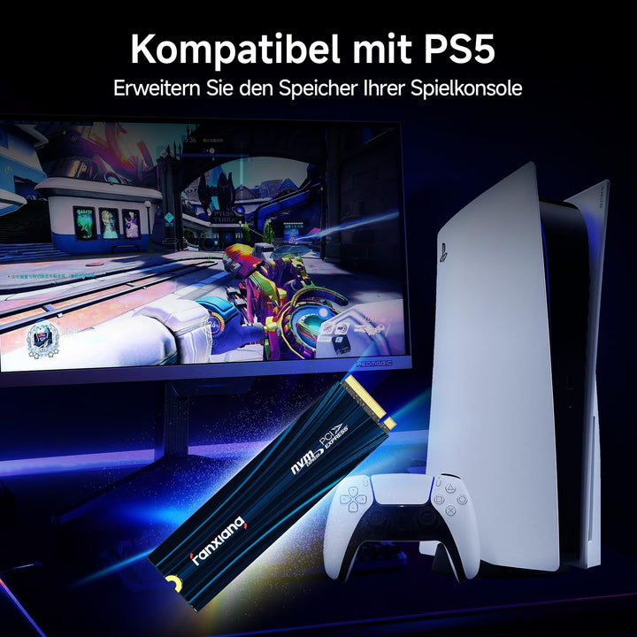 M.2 NVMe SSD PCIe 4.0 2TB bis 7100MB/s PS5-kompatibel - Bild 6