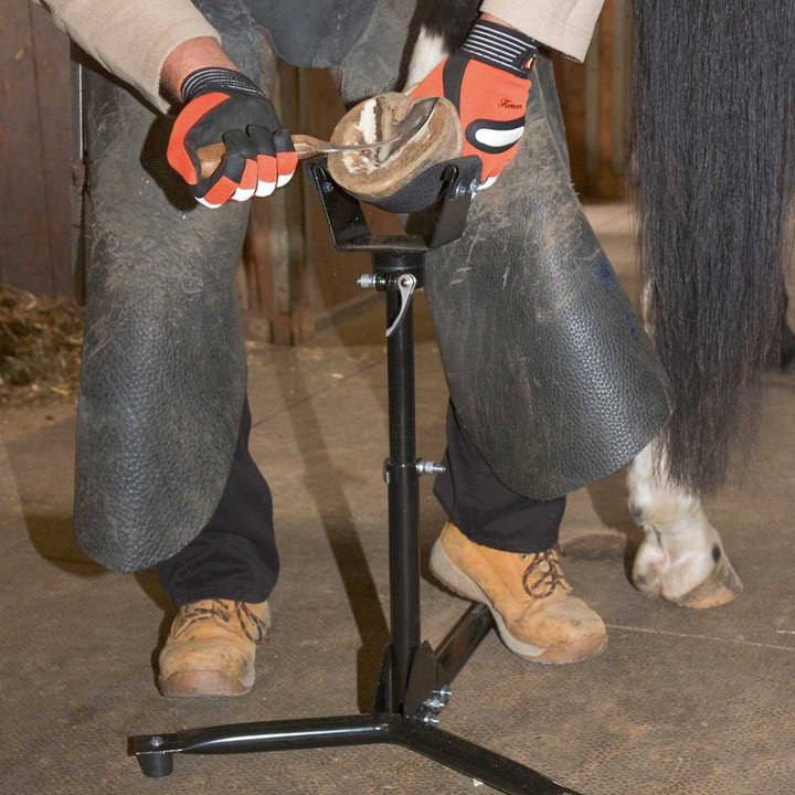 Hufbock 2-in-1 für Vorder- und Hinterhufe, höhenverstellbar 35-63 cm - Bild 4