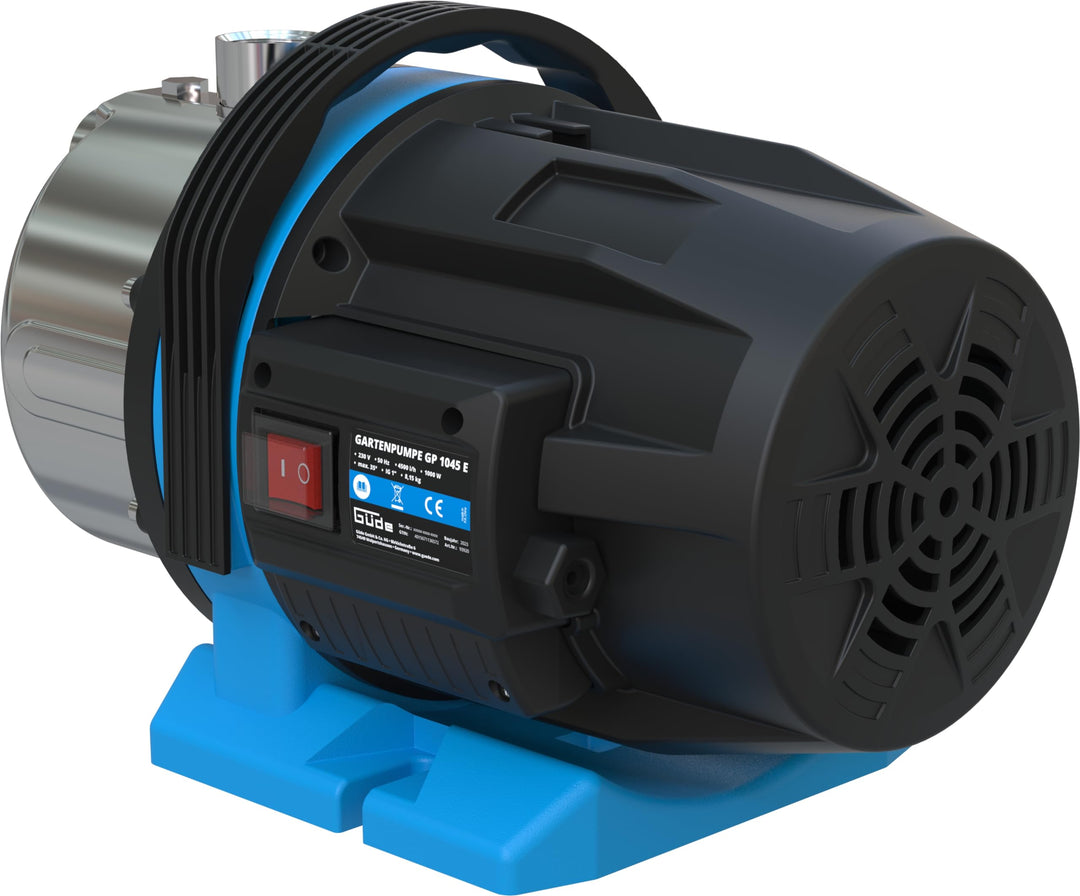 Gartenpumpe Edelstahl 1000 W 4500 l/h für Bewässerung und Teiche - Bild 11