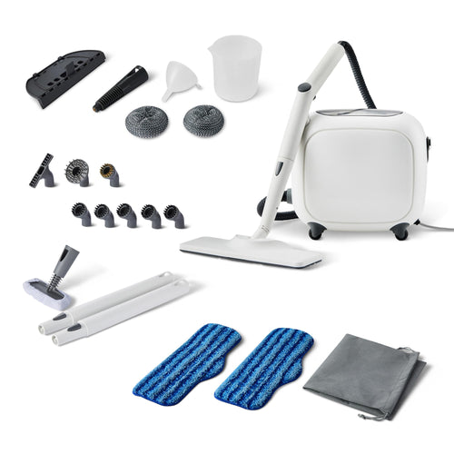 Dampfreiniger 1500W 1,5-l-Tank 22-teilig für Haushalt & Haustiere