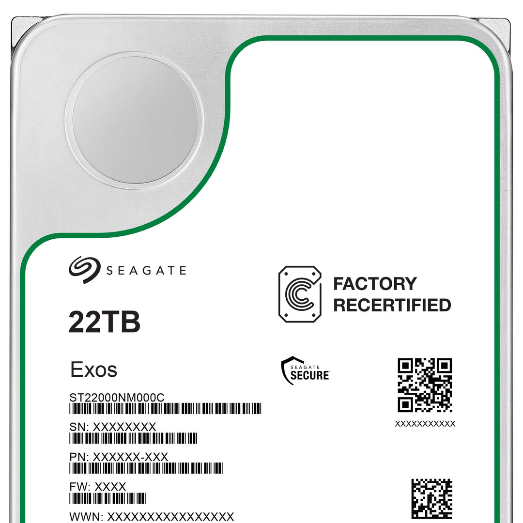 Interne Festplatte 22TB 3.5 Zoll SATA 6Gb/s 512MB Cache generalueberholt - Bild 5