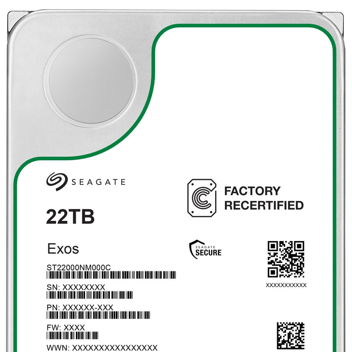 Interne Festplatte 22TB 3.5 Zoll SATA 6Gb/s 512MB Cache generalueberholt - Bild 5