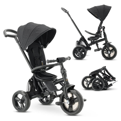 Kinderdreirad mit Schubstange klappbar drehbarer Sitz 9 Mt–4 J