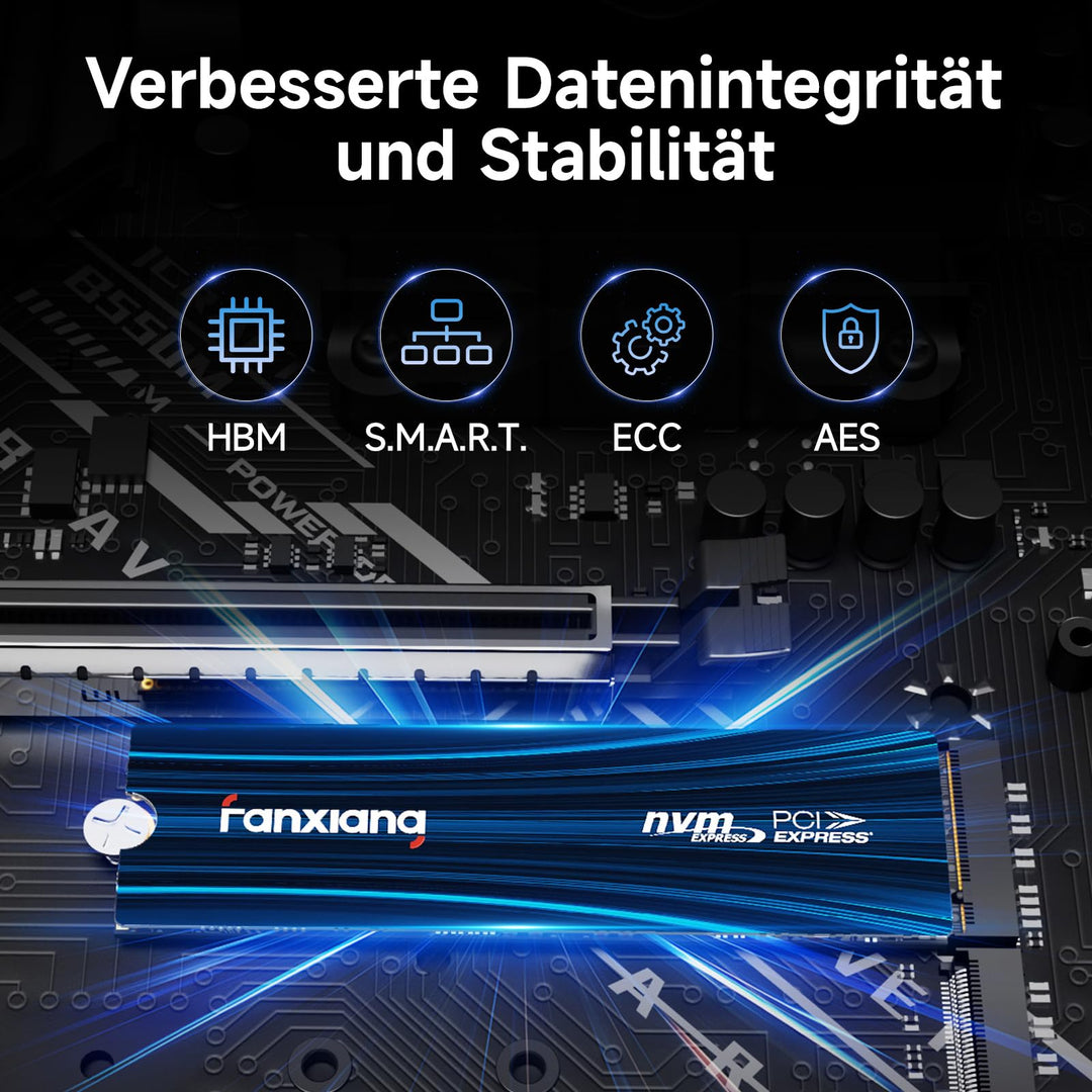 M.2 NVMe SSD PCIe 4.0 2TB bis 7100MB/s PS5-kompatibel - Bild 5