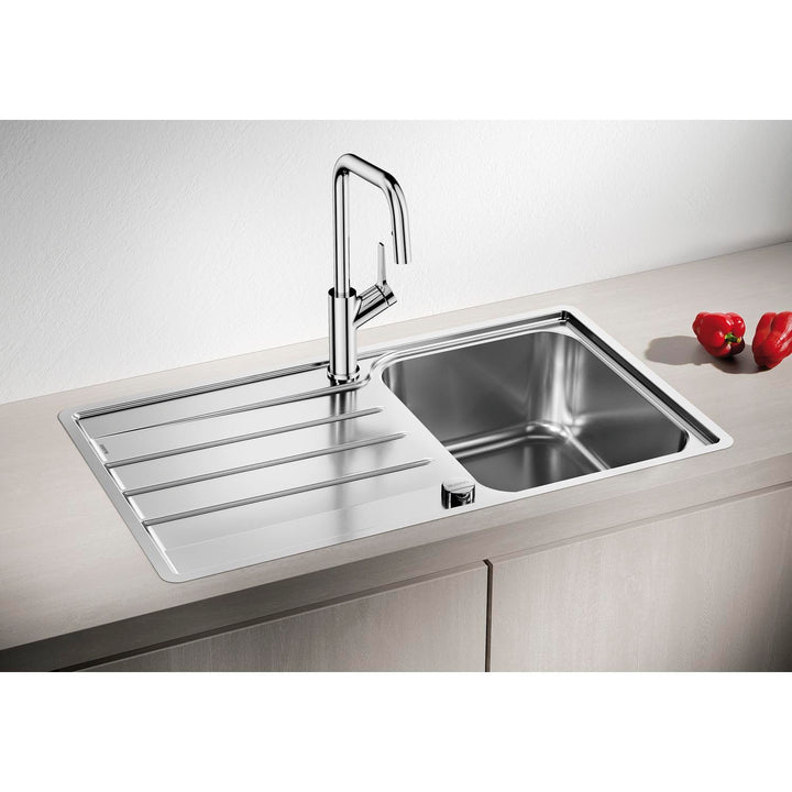 Einbauspüle Edelstahl Bürstfinish mit Abtropfzone für 45-cm-Schrank - Bild 3