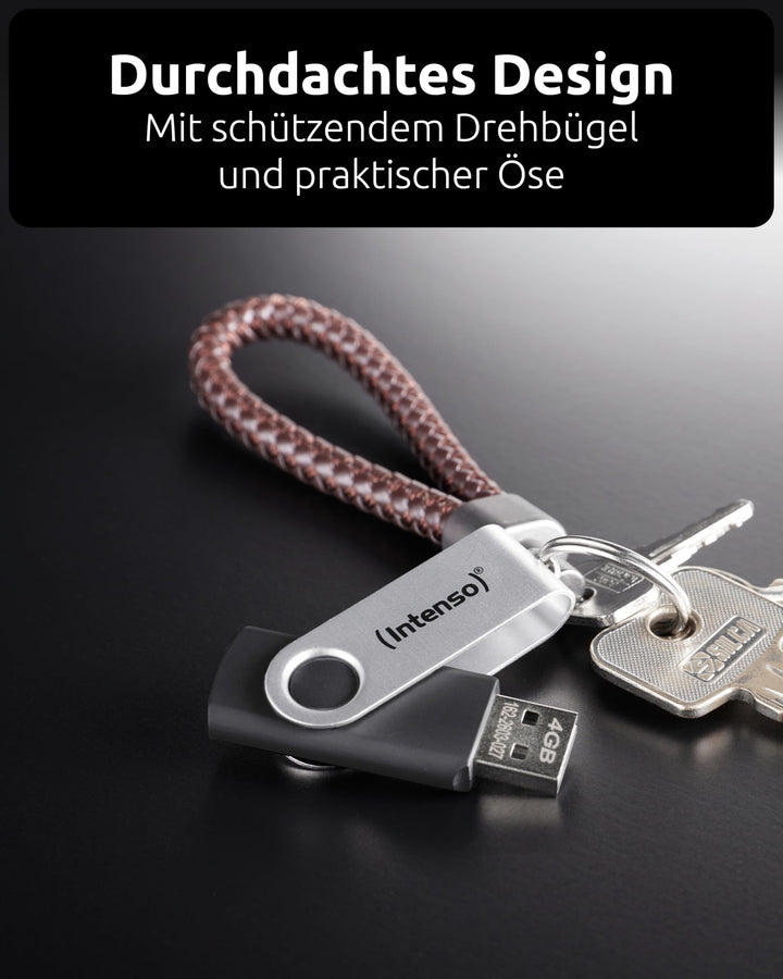 USB-Stick 8 GB 10er-Pack USB 2.0 mit Schwenkbügel mehrfarbig - Bild 5