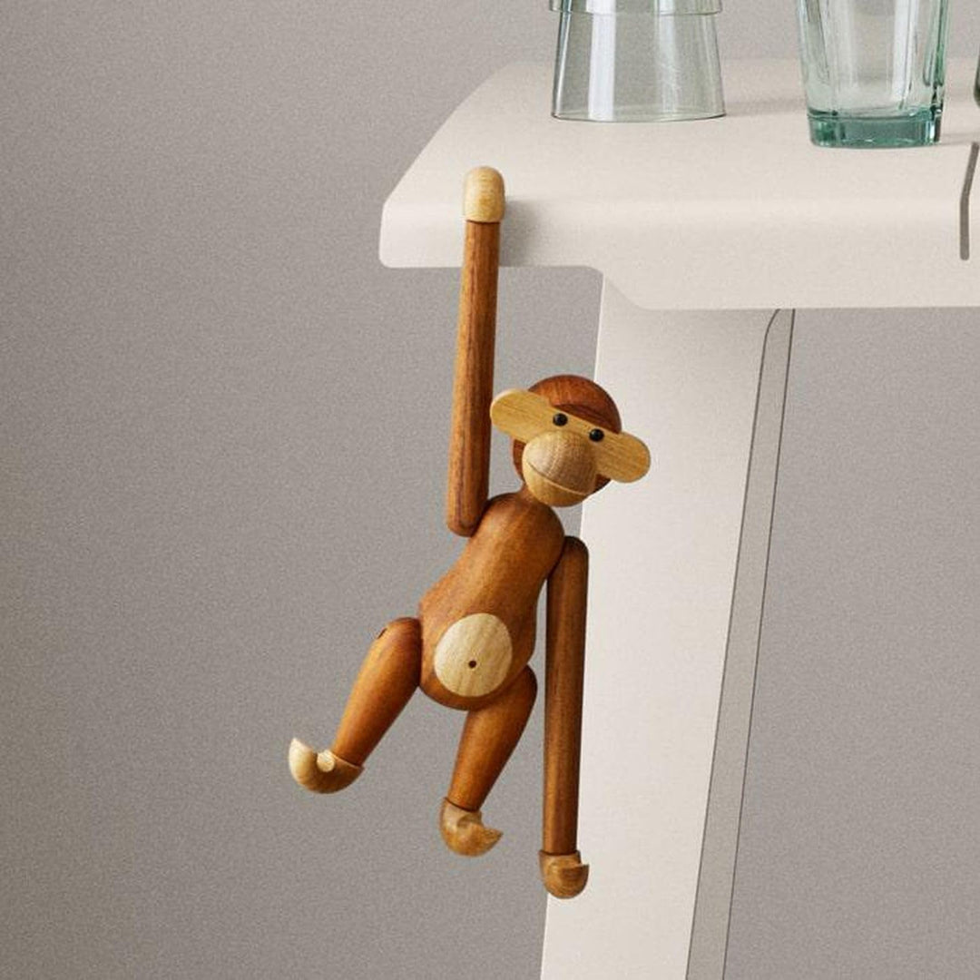Holzaffe Designfigur dunkel 18,5 cm – Deko &amp; Geschenkidee - Bild 9