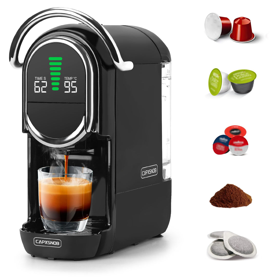 Kapselmaschine 5-in-1 für Nespresso Dolce Gusto ESE-Pad 20 Bar 1450W - Bild 2