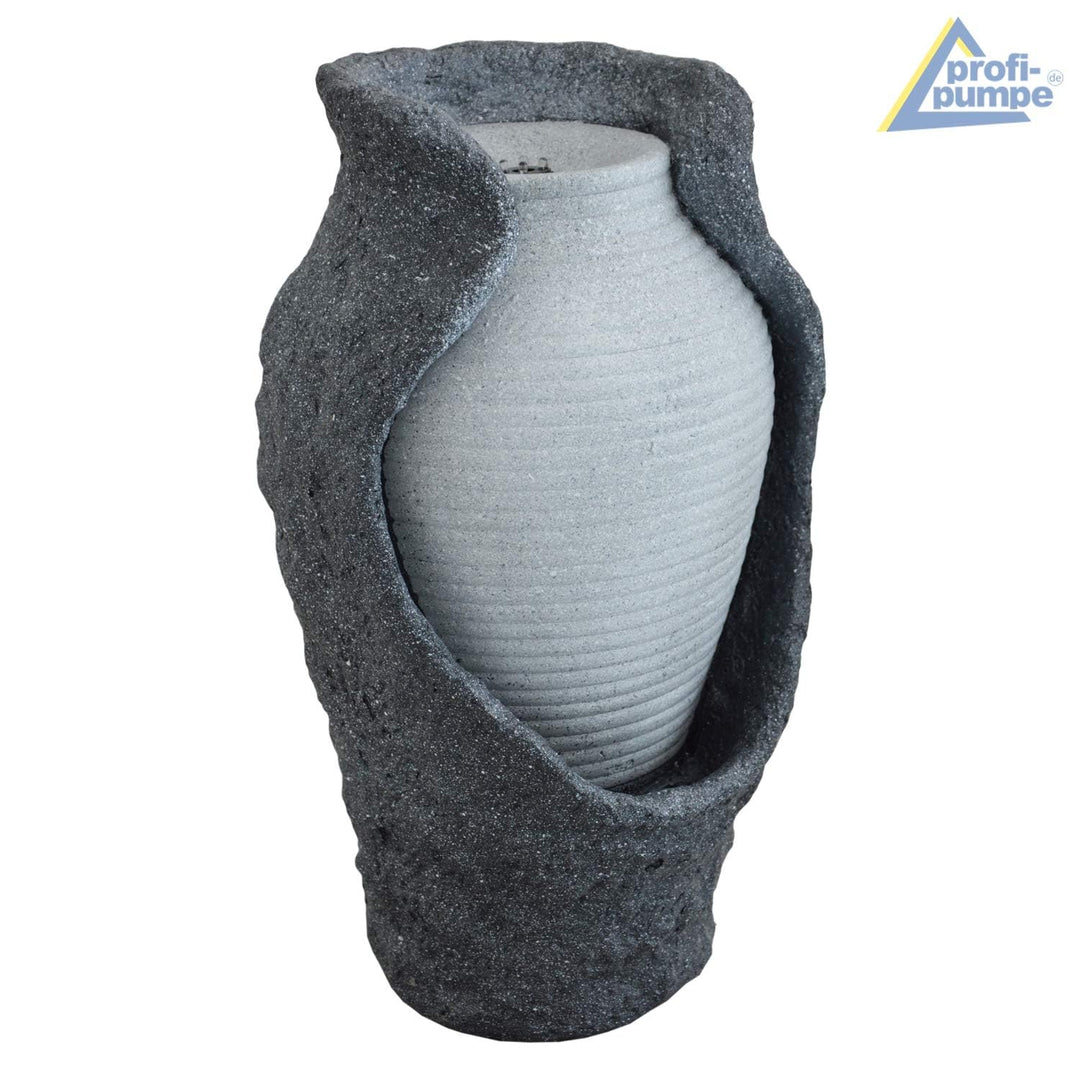 Gartenbrunnen Amphore Polyresin mit LED-Licht 33x33x53 cm Indoor/Outdoor - Bild 4