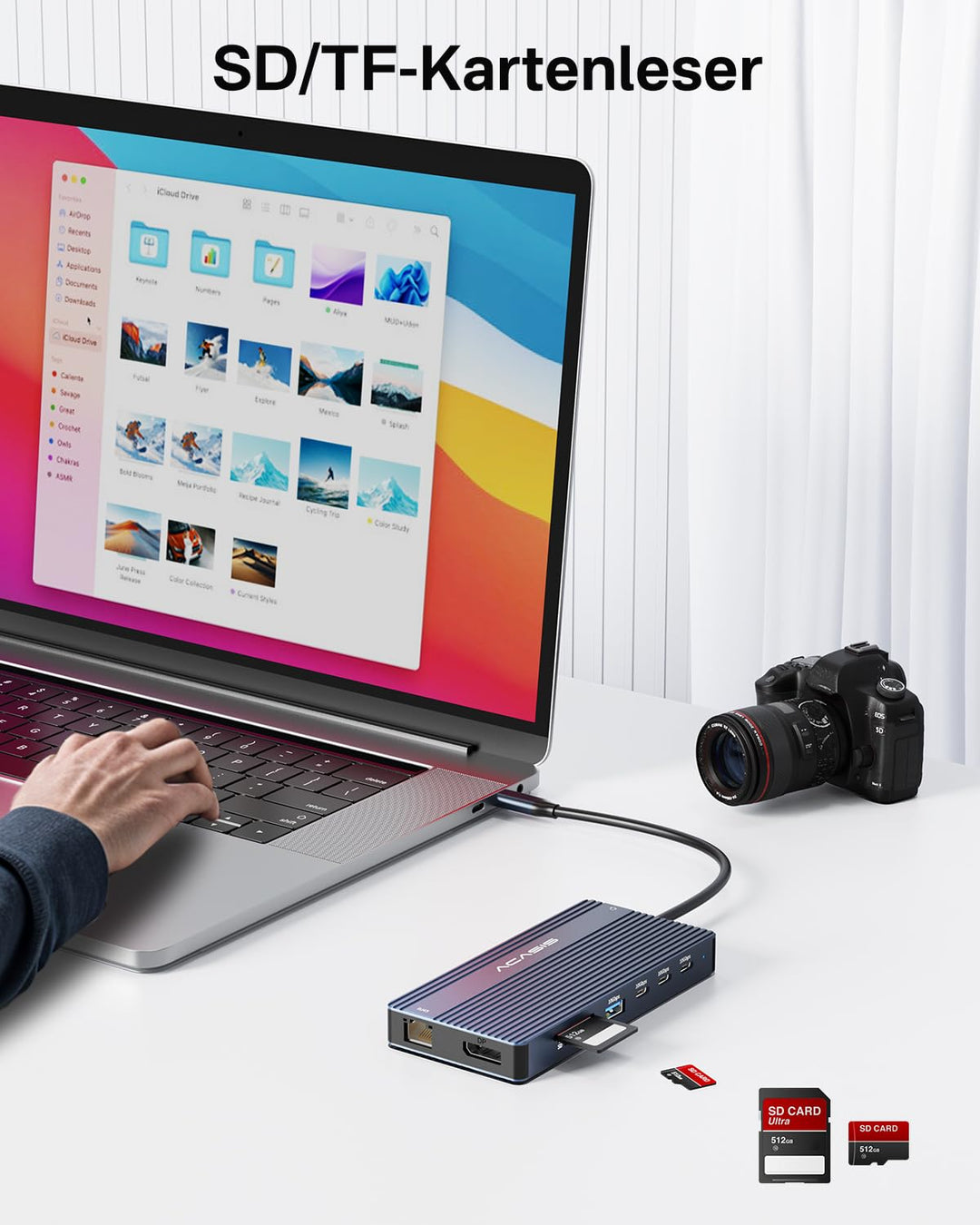 USB-C Docking Station 14-in-1 Triple Display 4K@60Hz PD 100W - Bild 8